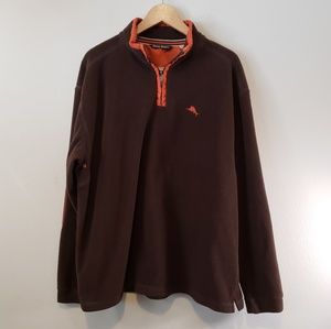 Tommy Bahama pullover fleece quarter zip
